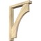Ekena Millwork Westlake Block Rough Sawn Bracket w/ Offset Brace, Douglas Fir, 4"W x 22"D x 30"H BKT0402X22X30WTL05RDF - alternate 1